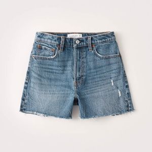 Abercrombie & Fitch High Rise 4 inch Mom Shorts